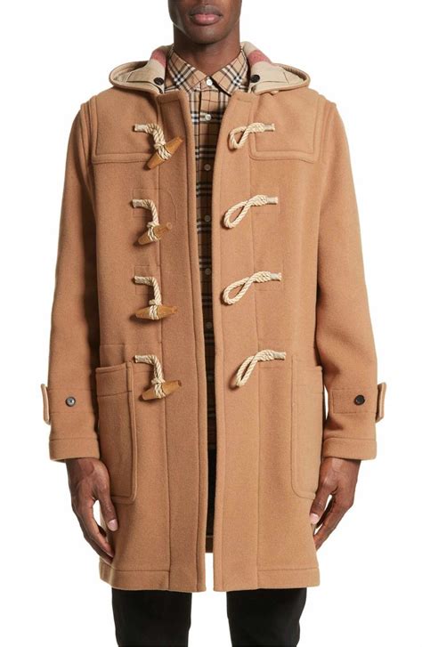 burberry mens duffle coat review|wool Burberry coat men.